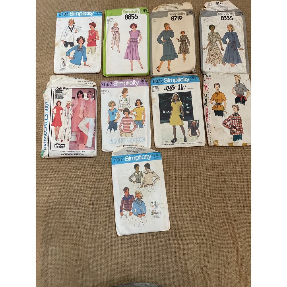 Vintage Patterns Womens 14 Late 70’s